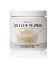 Protein-pulver med Vaniliesmag